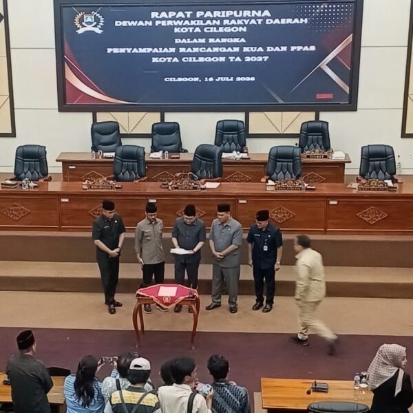 Pemkot Cilegon Sampaikan Rancangan KUA-PPAS 2027 ke DPRD, Fokus pada Optimalisasi PAD dan Belanja Produktif