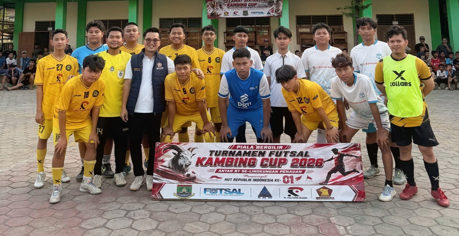 Masuki Tahun Keenam, Ahmad Aflahul Aziz Konsisten Dukung Turnamen Futsal Kambing Cup di Cilegon