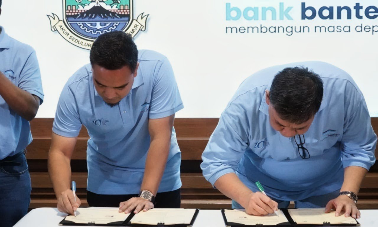 Teken MoU dengan Bank Banten, Pemkot Cilegon Dorong Optimalisasi Pengelolaan Keuangan Daerah
