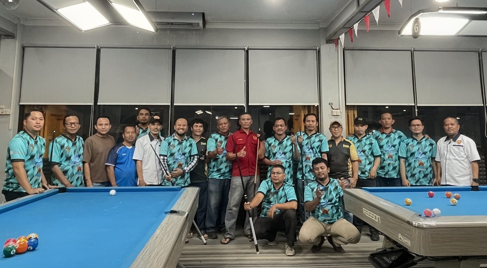Persiapan Porwanas 2027, PWI Cilegon Bareng Atlit Biliard Pobsi Gelar Sparing