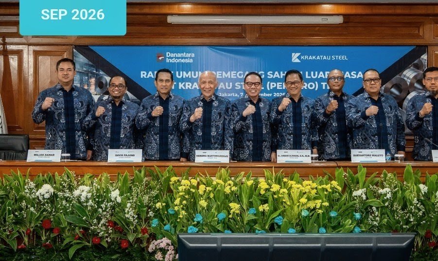 Krakatau Steel Resmi Rombak Direksi Lewat RUPSLB 2026, Cetak Laba US$ 10,9 Juta