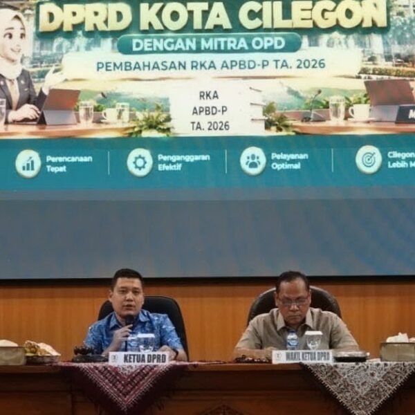DPRD Kota Cilegon Gelar Rapat Kerja Bersama OPD Bahas RKA APBD-P 2026