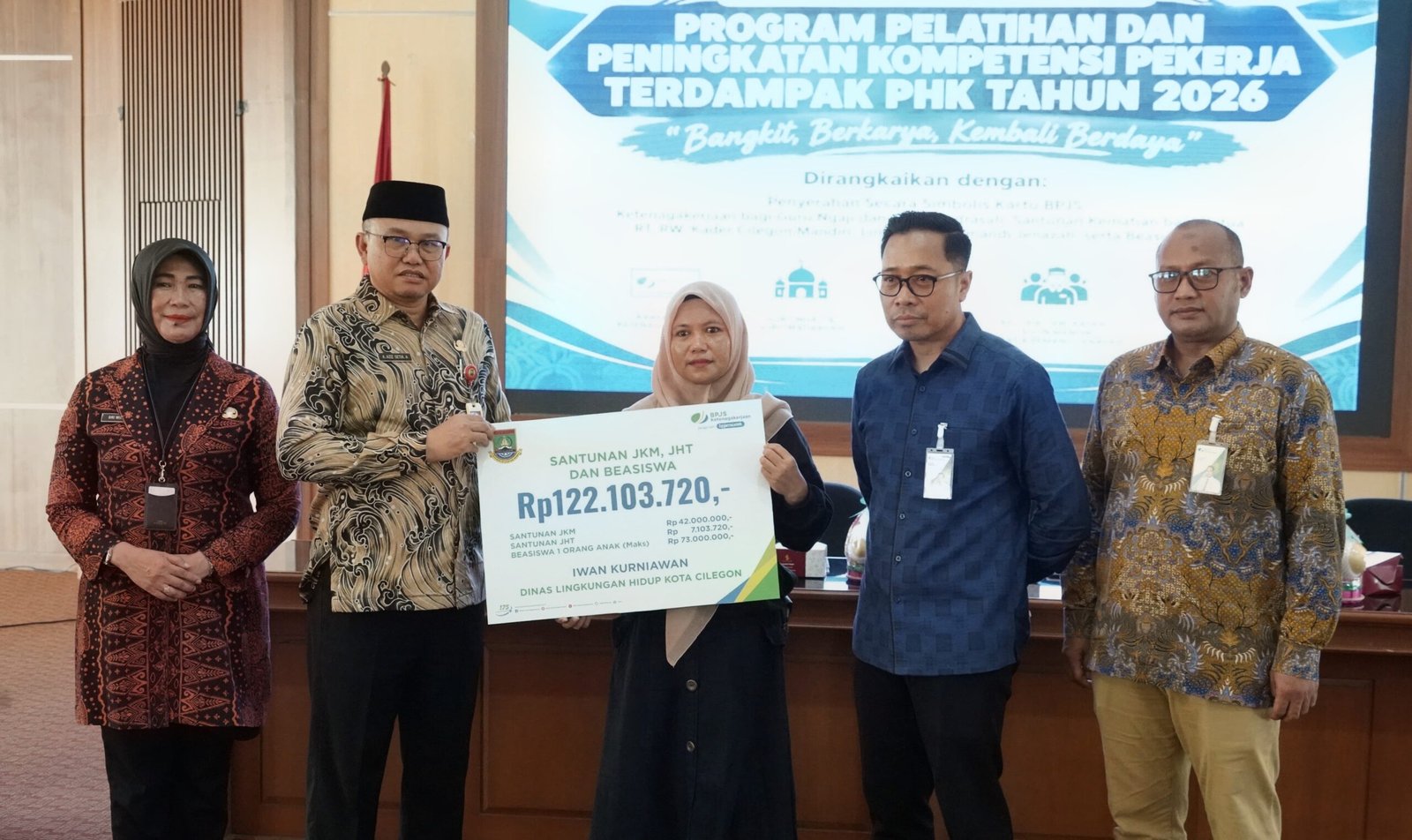 Disnaker Cilegon Gelar Pelatihan Vokasi Perdana untuk 188 Korban PHK