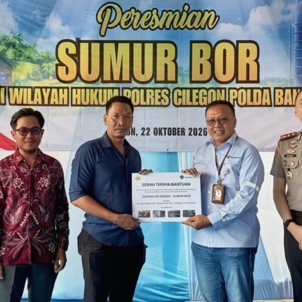 Hadapi Dampak Kemarau, Chandra Asri Group & Polres Cilegon Bantu Sediakan Akses Air Bersih warga Serang dan Cilegon